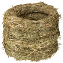 Itens Coroas de palha, decoração de mesa natural, coroa de porta, 26-27cm, 5 peças