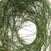 Manguito feito de grama verde avestruz decoração de primavera Ø20cm