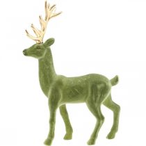 Itens Veado decorativo figura decorativa rena decorativa flocada verde H37cm