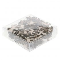 Itens Mix de renas para espalhar marrom, natural 3cm – 5cm 72 unid.