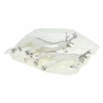Itens Veados decorativos flocados/nevados 27,5 cm 2 unidades