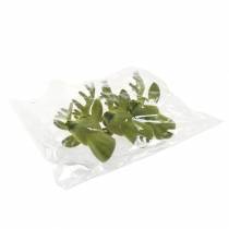 Itens Cabeça de veado decorativa flocada verde musgo 10 cm x 20 cm 3 unidades