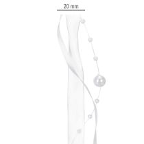 Itens Fita de casamento branca 20mm 5m