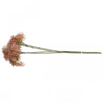 Itens Ramo de flor rosa artificial de sabugueiro 52 cm 4 unidades