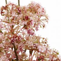 Ramo deco florido rosa escuro Flores artificiais do prado 88cm
