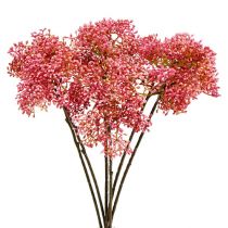 Ramo de flor de sabugueiro rosa 54,5 cm 4 unidades