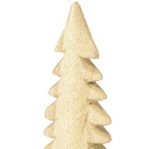 Itens Decoração de árvore de Natal de madeira decoração de madeira natural para ficar em pé H41cm