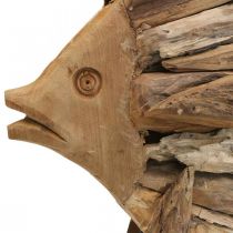 Itens Peixe em madeira deco grande, peixe deco em pé Alt.50cm