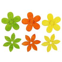 Flores de madeira 4cm bunda. 72 peças