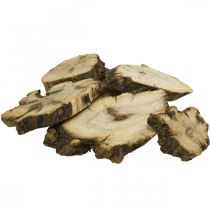 Discos de madeira deco raiz de madeira dispersão decoração madeira 3-8cm 500g