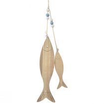 Itens Cabides decorativos de madeira para peixes peixe azul branco 11,5/20cm conjunto de 2