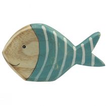 Itens Decoração de mesa de peixe de madeira suporte de peixe madeira 15 × 8 cm 2 unidades