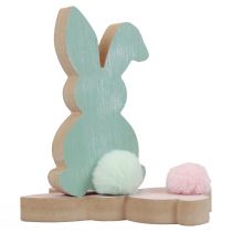 Itens Coelhinhos de madeira coelhinhos decorativos decoração de Páscoa madeira pastel 8,5×16cm 6 un