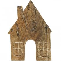 Itens Decoração de casa de madeira para casa de natal decoração de casa de madeira suporte de madeira H15cm