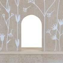 Itens Suporte de mesa decorativo para casa de madeira madeira 28,5 cm