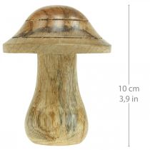Itens Cogumelo de madeira com ranhuras Cogumelo deco de outono madeira de mangueira natural 10×Ø8cm