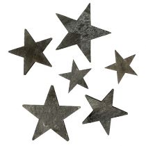 Itens Estrela de madeira para espalhar cinza 2,7-5cm 72pcs