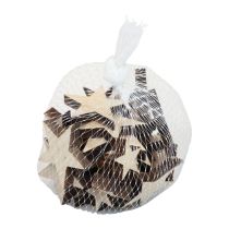 Itens Decoração de estrelas de madeira decoração dispersa natal natural 3/5/7cm 29 un