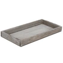 Itens Bandeja retangular, ideal para cozinhas e salas de estar, 30 cm, conjunto com 4 peças.