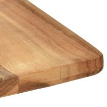 Itens Bandeja de madeira bandeja de servir madeira madeira de mangueira natural 24,5cm
