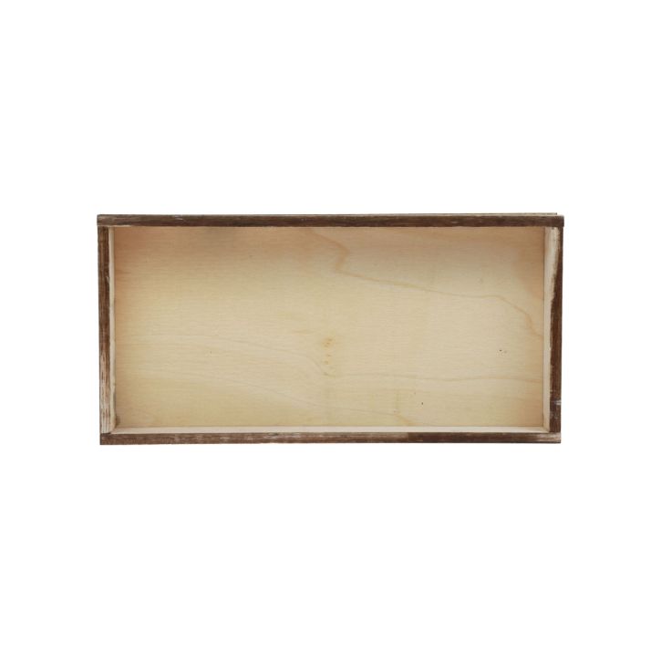 Itens Bandeja de madeira flamejada, bandeja decorativa, decoração de mesa rústica, 20×10×3cm