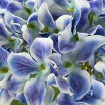 Itens Ramo florido de hortênsia para decoração elegante da casa, 80 cm, 2 peças