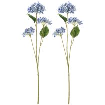 Itens Ramo florido de hortênsia para decoração elegante da casa, 80 cm, 2 peças