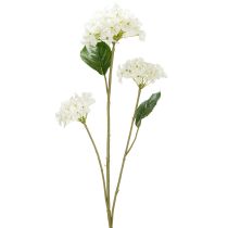 Itens Flor artificial de hortênsia para decoração de interiores elegante e moderna, 80 cm, 2 peças.