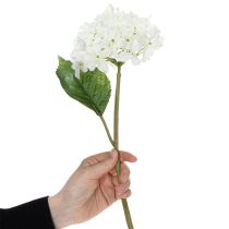Itens Flor artificial de hortênsia para decoração de interiores elegante e moderna, 80 cm, 2 peças.