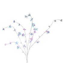Itens Ramo artificial delicado com flores iridescentes, 98 cm