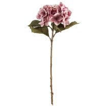 Itens Hortênsia artificial realista flores de seda rosa 52cm