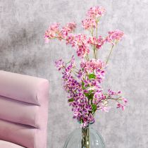 Itens Planta artificial de hortênsia, fácil de cuidar, para decoração duradoura, 110 cm, 2 peças.