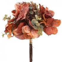 Itens Buquê de hortênsias flores artificiais decoração de mesa 23cm