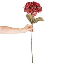 Itens Ramo artificial de hortênsia florida, flor grande, 74 cm