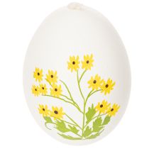 Itens Ovos de Páscoa com delicados motivos florais para decoração festiva de Páscoa na sala de estar, 6 cm, 6 peças