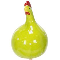 Itens Estacas decorativas em formato de galinha para arranjos florais de primavera e decoração de mesas, 7,5 cm, 4 peças