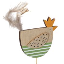 Itens Estacas de galinha com tema de Páscoa para uma decoração alegre de primavera, 7 cm, 12 peças