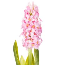 Itens Jacinto Real-Touch Rosa 40cm