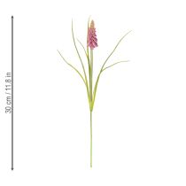 Itens Flor artificial de jacinto-uva para decoração de primavera na sala de estar, 30 cm, 15 peças.
