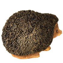 Itens Figura decorativa de ouriço outono pintada à mão marrom 14×9,5×9cm