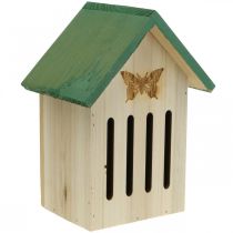 Madeira de hotel de insetos, casa de insetos, borboleta auxiliar de nidificação H21,5cm