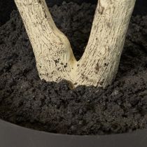 Itens Planta artificial em vaso, 130 cm de altura, verde, decorativa.