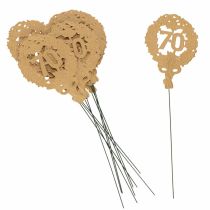 Itens Aniversário número 70, 12cm, 10 peças