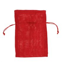 Sacos de serapilheira vermelhos 16 cm x 24 cm 10 unidades