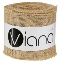 Itens Fita de juta corredor de mesa natural fita de pote de juta rústica 10cm 9m