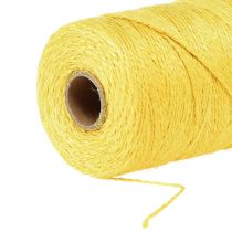 Itens Fita de juta fita de cordão de juta fita decorativa de juta amarela Ø2mm 200m