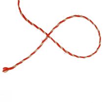 Itens Fita de juta cordão de juta vermelho cor natural Ø2,5mm 200m