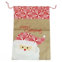 Itens Saco de juta, saco de juta de Natal, saco de presente grande 50×35cm