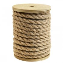 Cordão de juta Cordão de juta fibra natural natural cordão decorativo Ø7mm 5m
