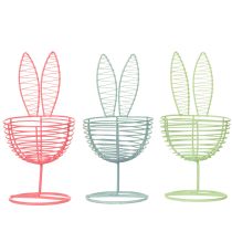 Itens Coelho de arame como objeto decorativo vazado para ideias modernas de primavera e Páscoa, 16 cm, 3 peças